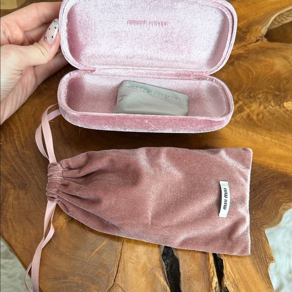 NEW Miu Miu Sunglasses with Pink and Brown Accents - Picture 8 of 9